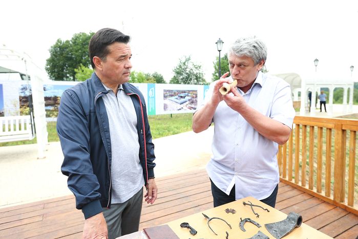 Проверка хода капремонта начальной школы СОШ №1 в Верее Губернатором Подмосковья