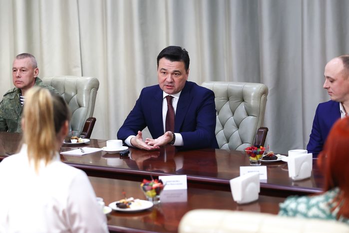 Вручение губернатором Подмосковья государственных наград участникам СВО