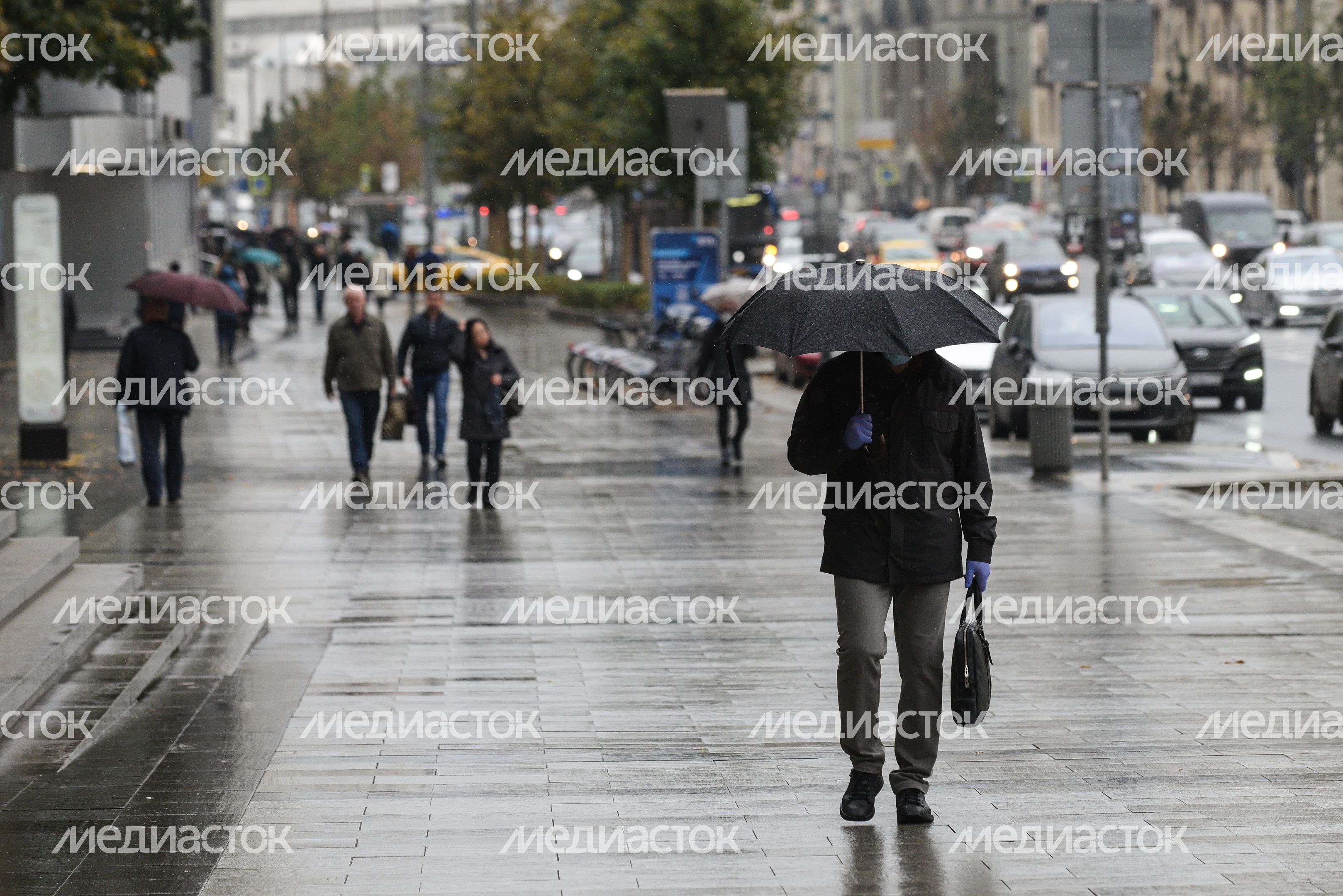 Дождливая погода в Москве