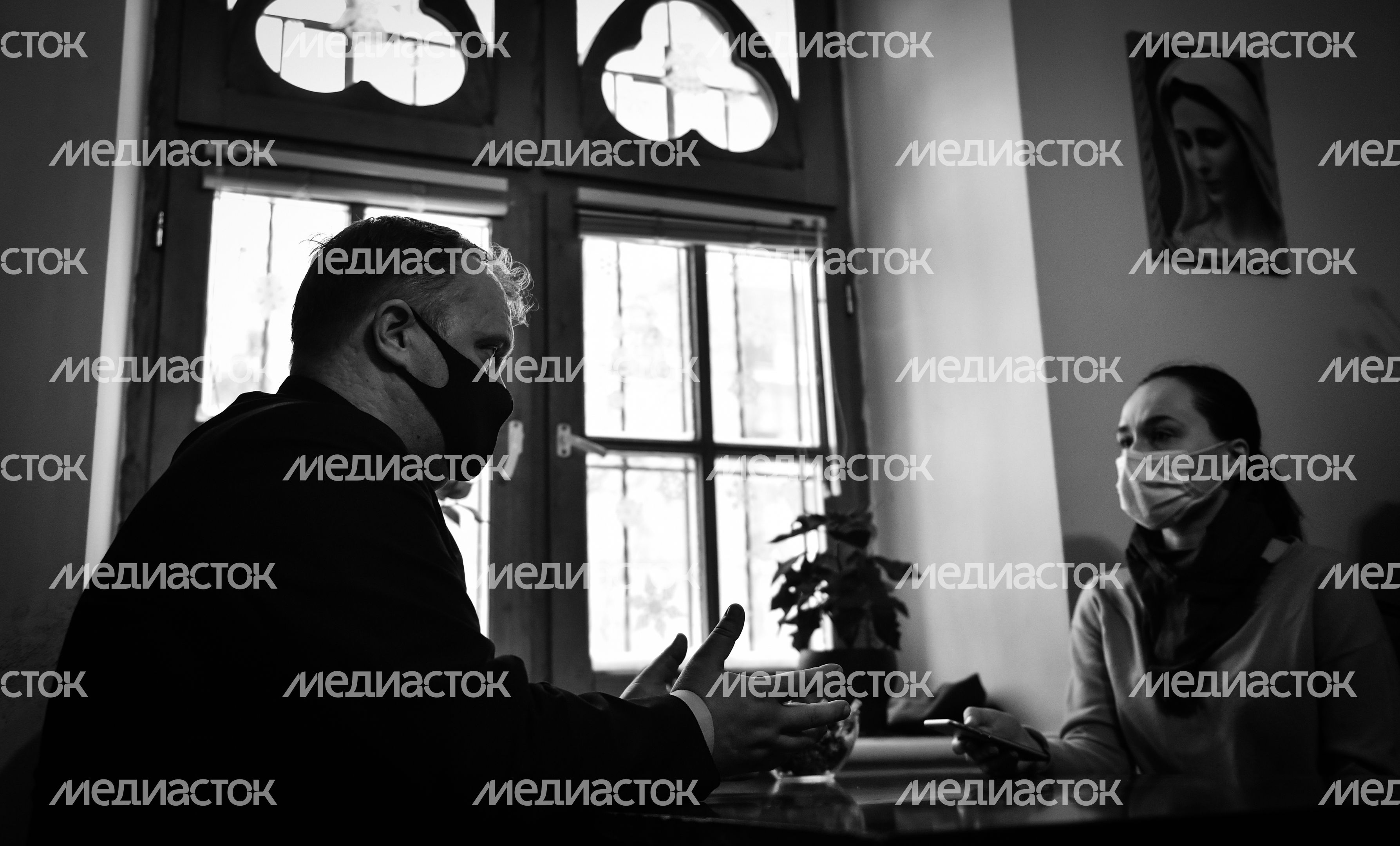 Рождественская служба в кафедральном соборе Непорочного Зачатия Пресвятой Девы Марии