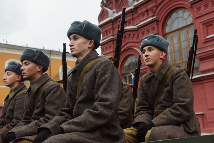 Торжественный марш в честь 78-ой годовщины военного парада 7 ноября 1941 года
