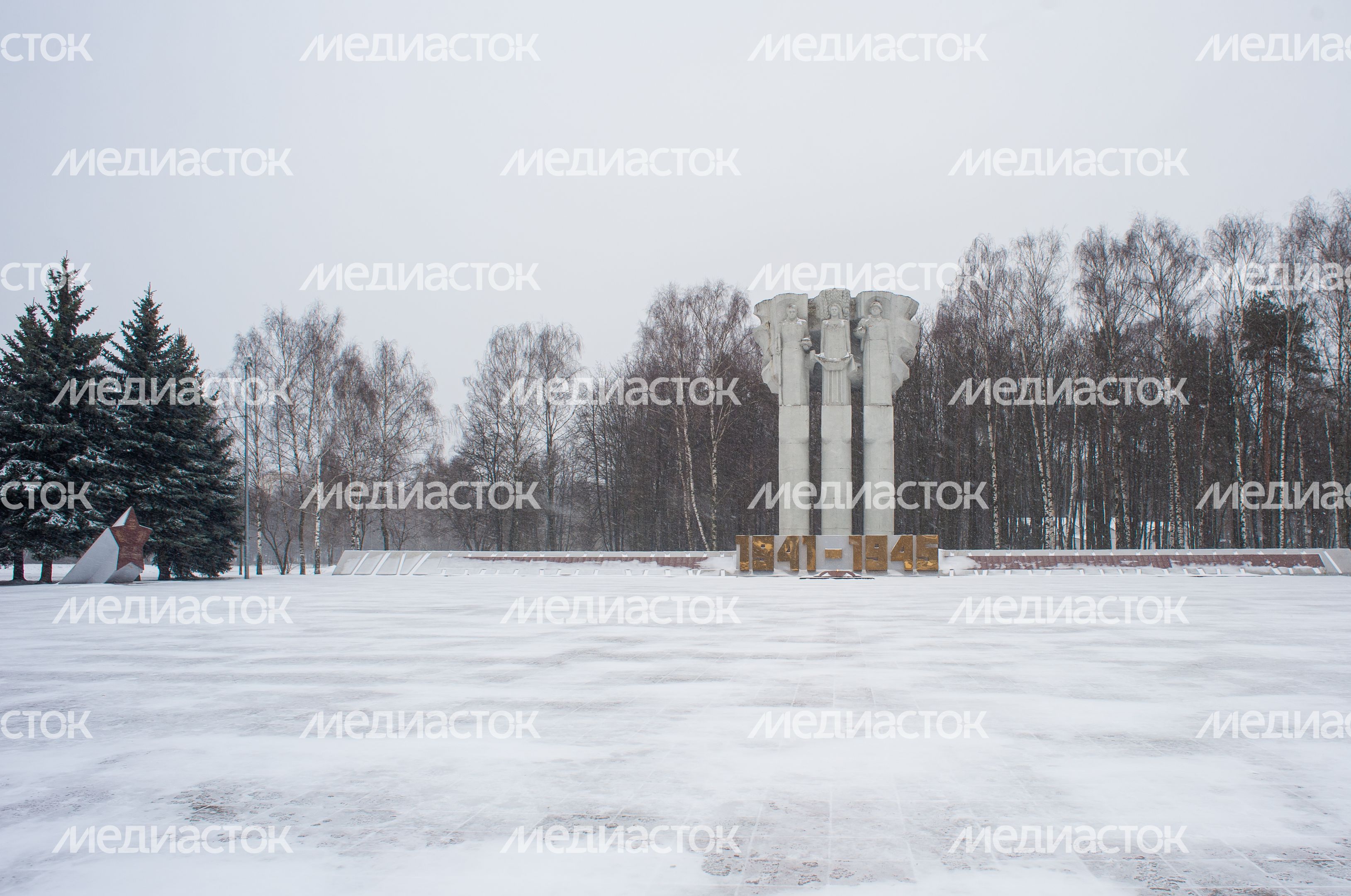 Зимние виды города Королёв