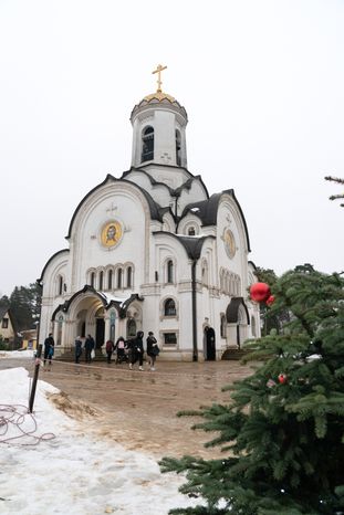 Елисаветинская церковь. Крещенские купания