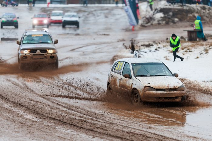 Автогонка в Мытищах