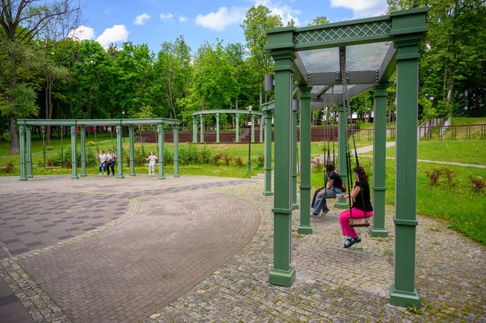 Раменский городской парк культуры и отдыха летом