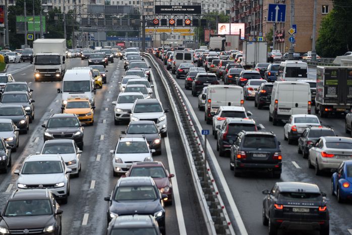 Автомобильное движение в Москве