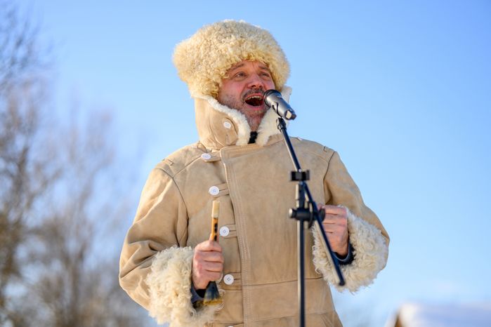 Народные гулянья на Масленице в Мураново