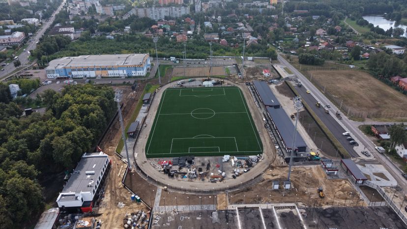 Реконструкция стадиона "Мещера" в Егорьевске