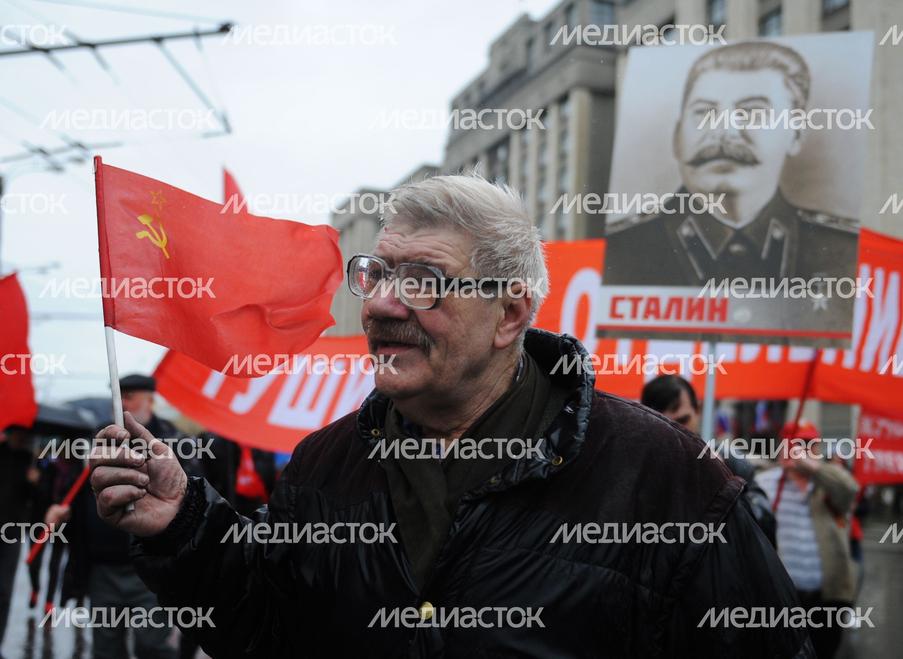 Первомайская демонстрация в Москве