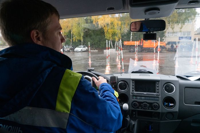 Подольск. Конкурс «Лучший водитель скорой помощи»