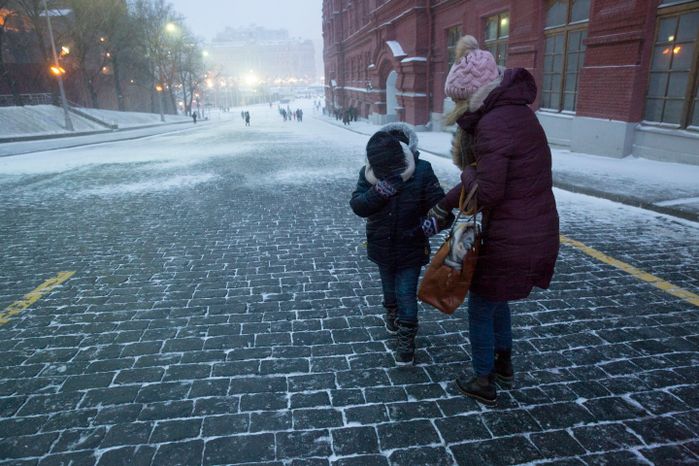 Снегопад в Москве