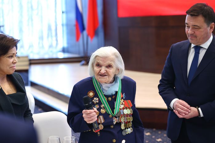 Торжественное мероприятие, посвященное 35-летию совета ветеранов Подмосковья, с участием Губернатора Московской области