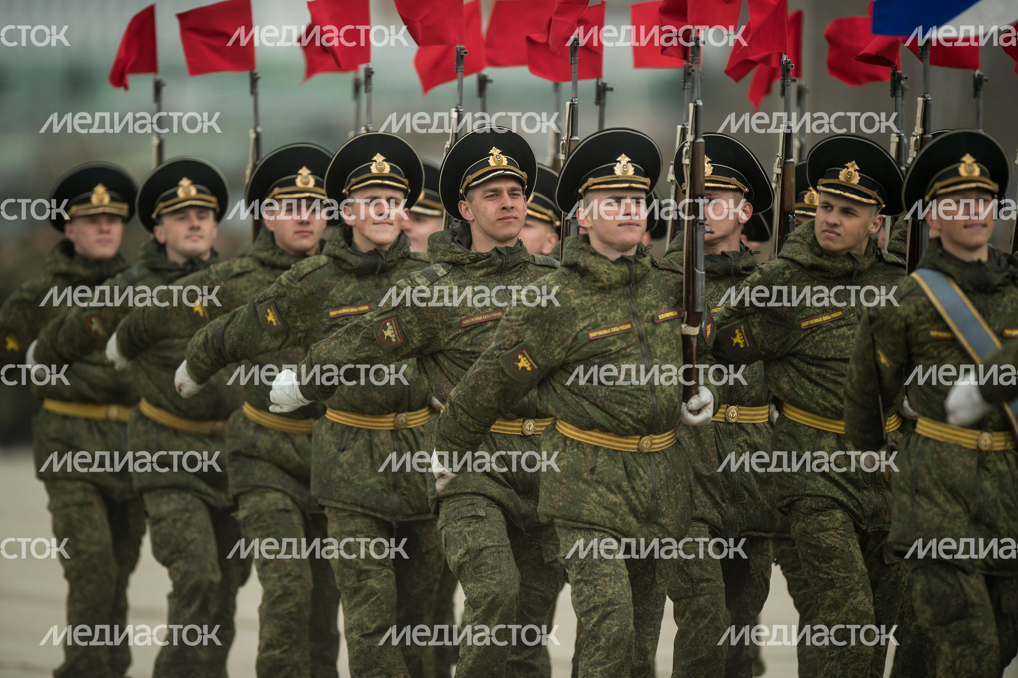 Репетиция Парада Победы в Алабино