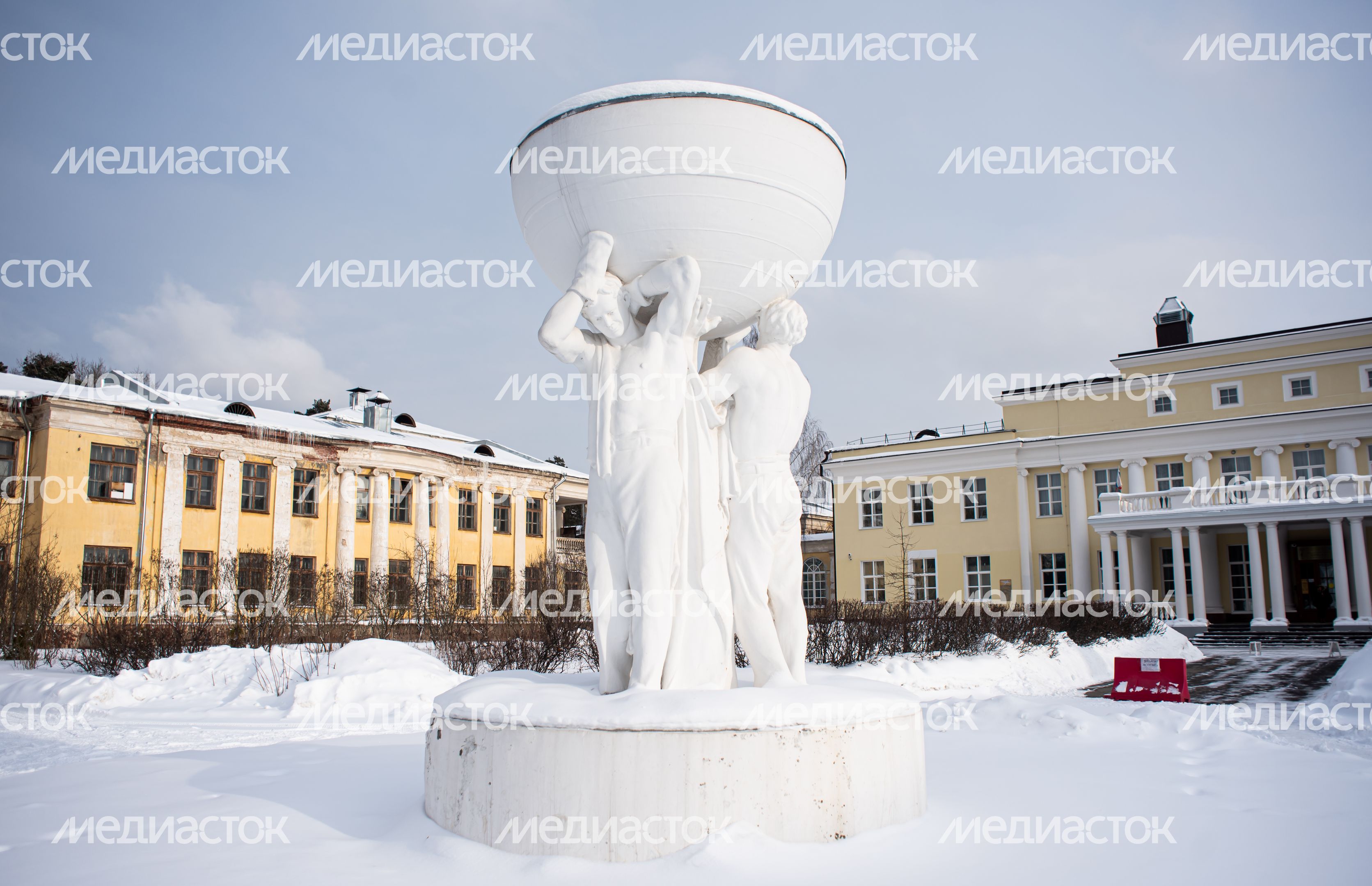 Зимние виды города Жуковский