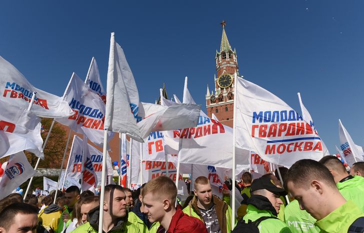 Первомайская демонстрация на Красной площади