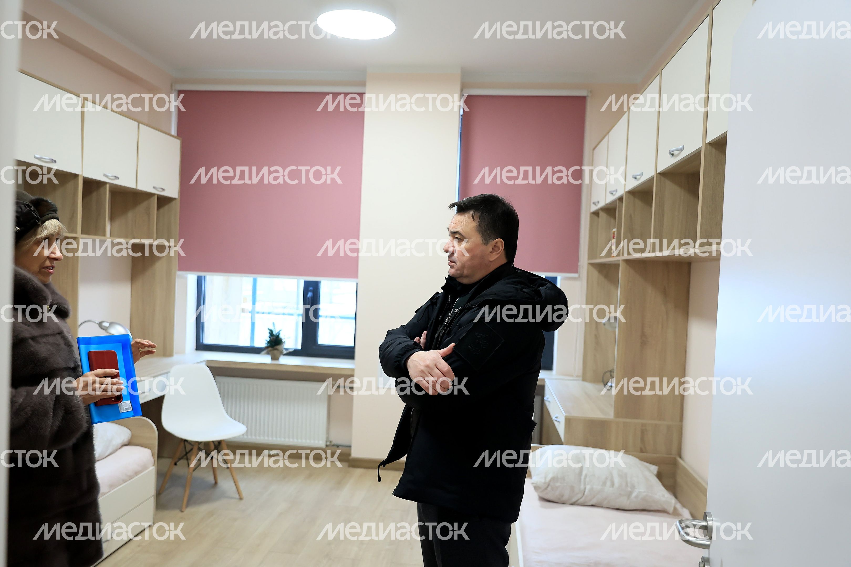 Проверка хода работ в будущем кампусе для проживания и детском технопарке на базе Физтех-лицея им. П.Л. Капицы Губернатором Подмосковья