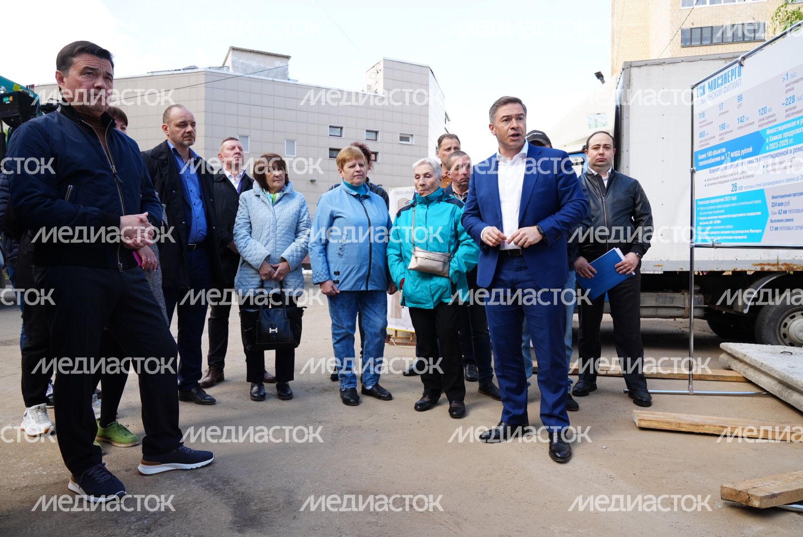 Проверка губернатором ремонта теплосетей в Химках