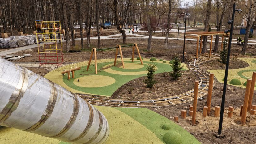 Благоустройство Центрального парка в Щелково