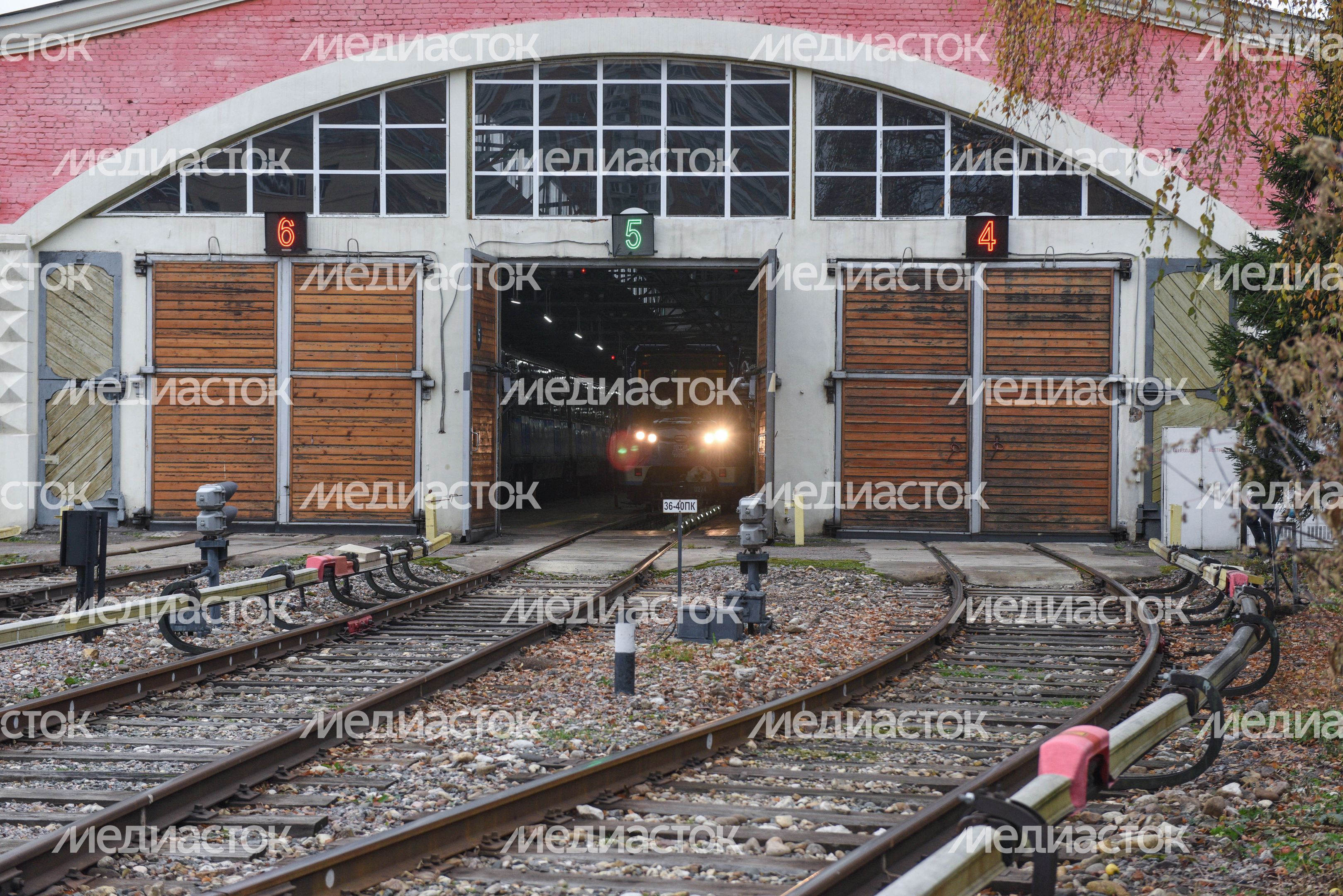 Запуск поезда «Россия, устремленная в будущее» в метро Москвы