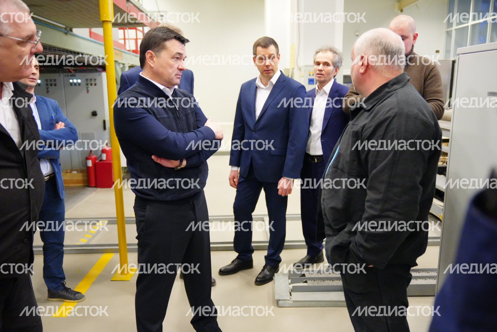 Посещение губернатором завода оптического стекла в Лыткарино