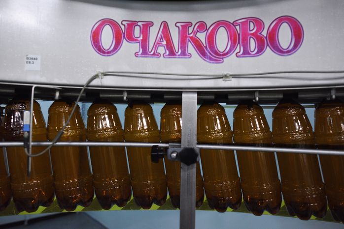 Пиво-безалкогольный завод «Очаково» в Москве