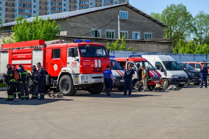 Соревнования спасателей в Ногинске Богородского округа