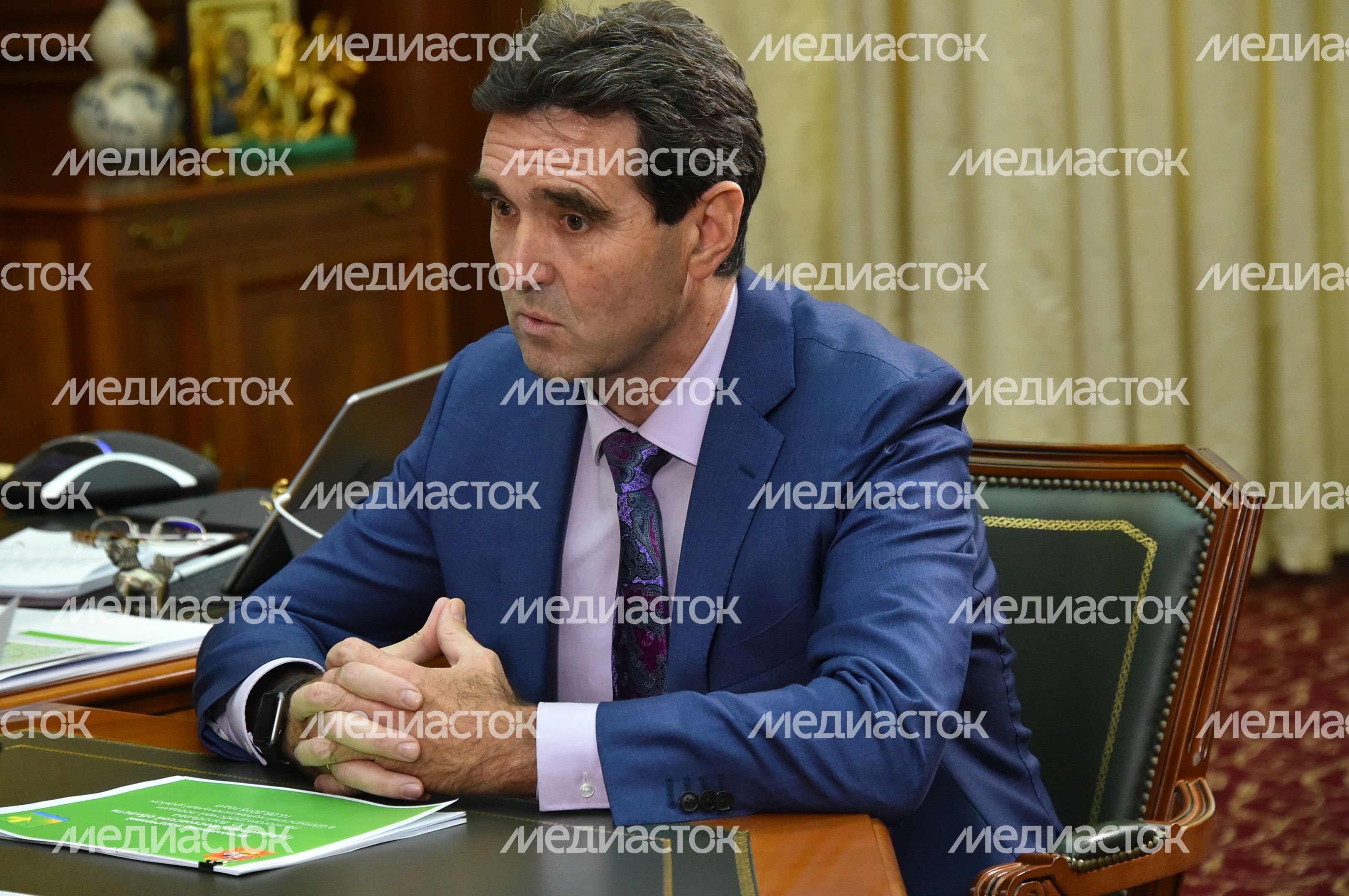 Встреча губернатора МО с главой  Шатурского района