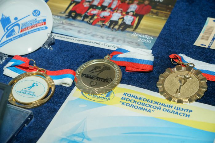 Выставка о развитии конькобежного спорта в Конькобежном центре «Коломна»