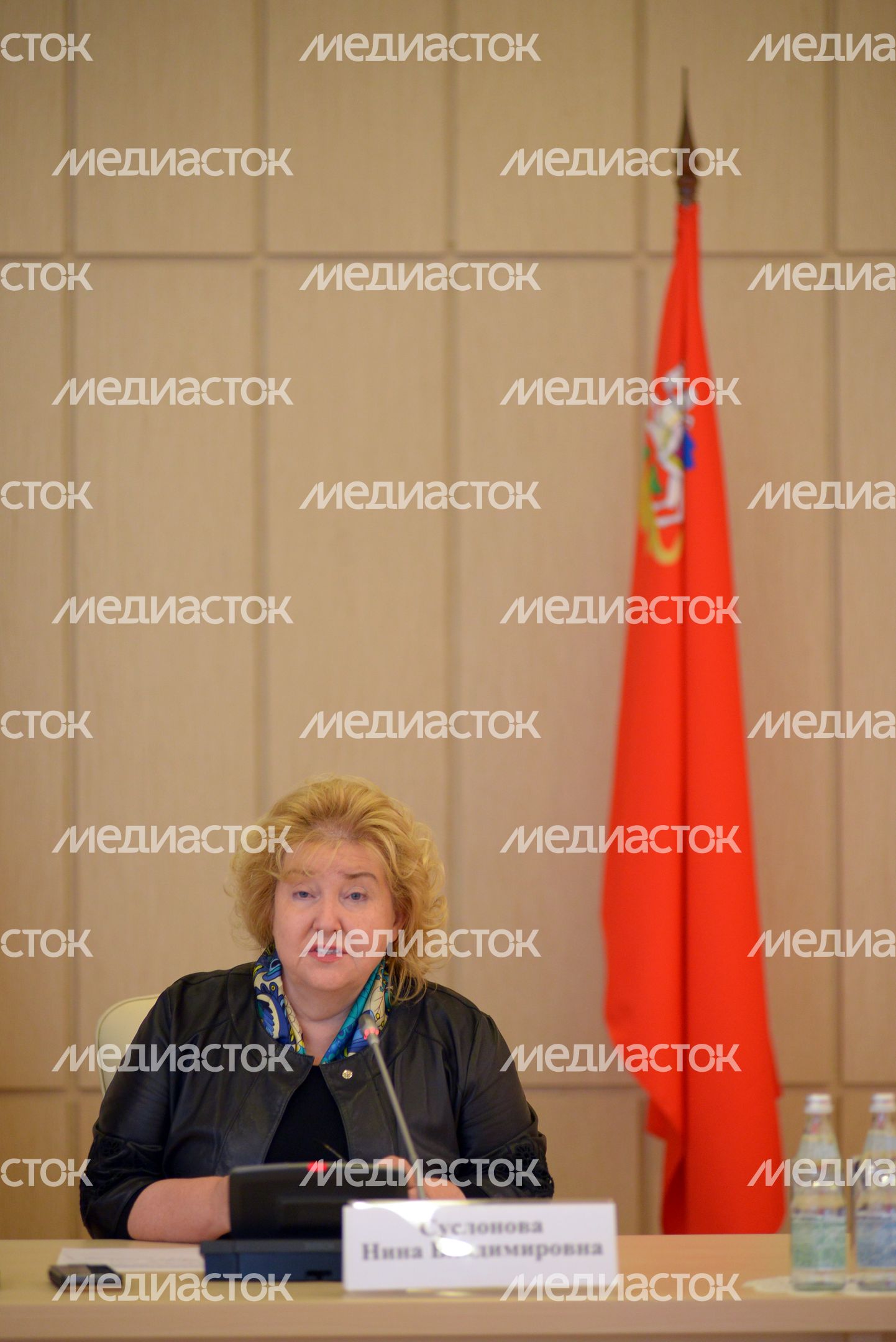 Пресс-конференция Максута Шадаева и Нины Суслоновой в Доме Правительства МО