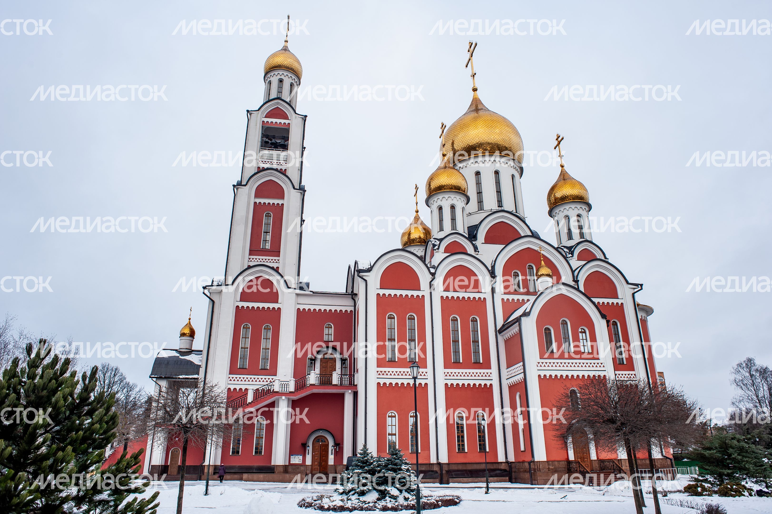 Зимние виды города Одинцово
