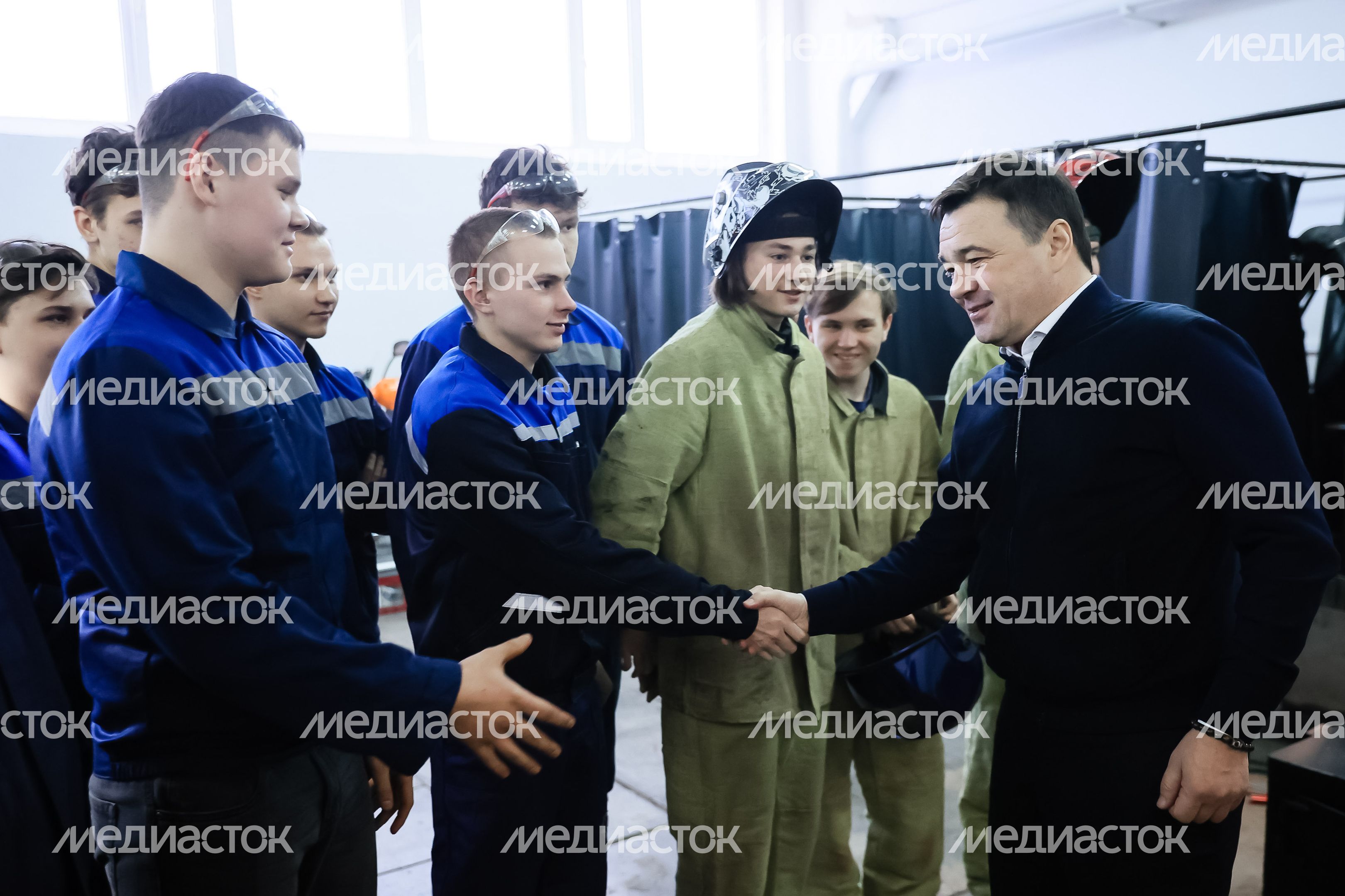 Посещение Губернатором Павлово-Посадского Техникума