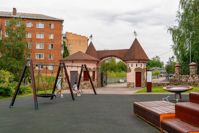 Сквер «Прибрежный» в рабочем поселке Шаховская