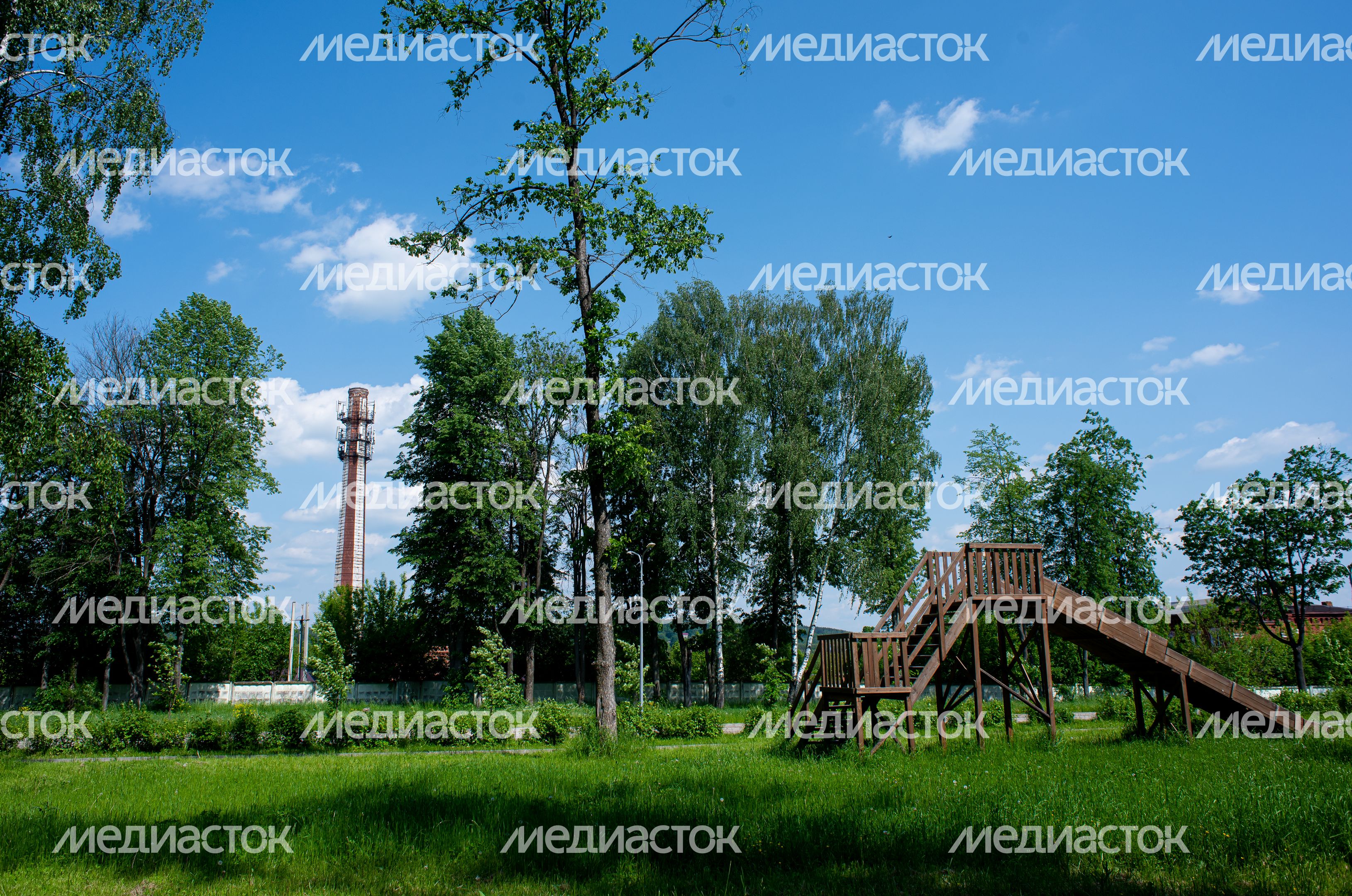 Летние виды города Яхрома