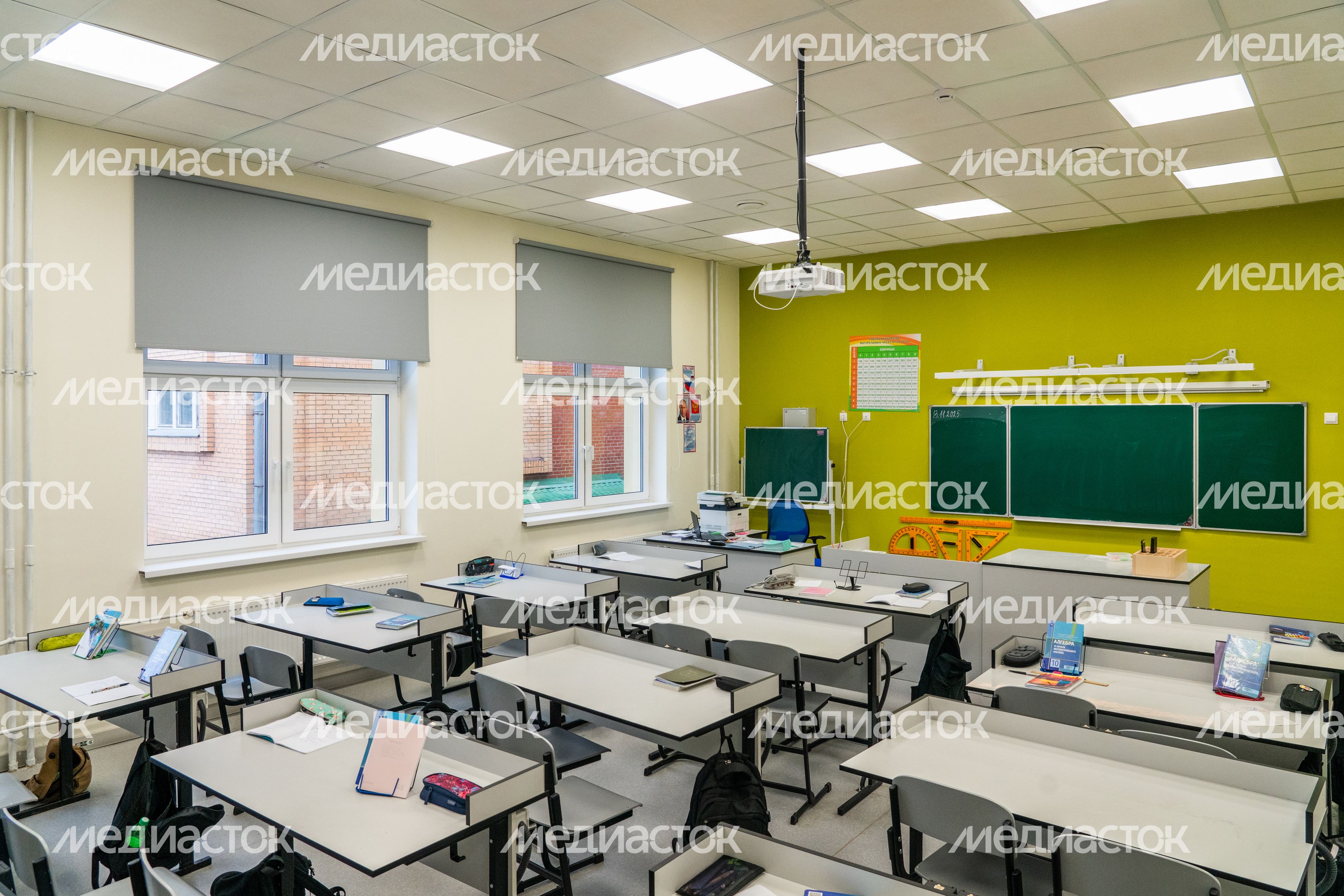 Учебный класс в новой пристройке к школе №29 им. П.И. Забродина в Подольске Учебный класс в новой пристройке к школе №29 им. П.И. Забродина в Подольске