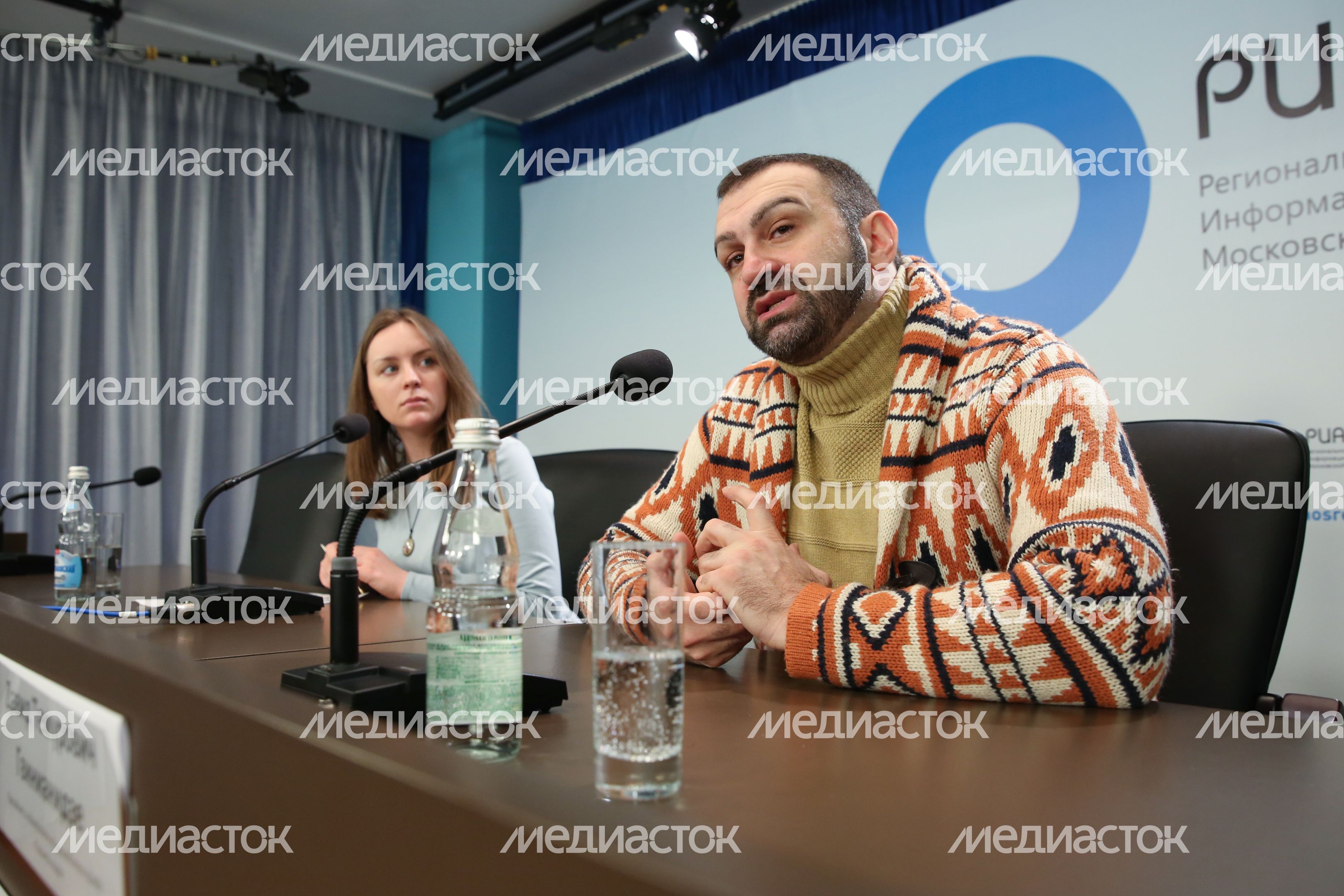 Пресс-конференция Давида Гвинианидзе в РИАМО