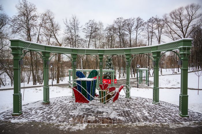 Раменский городской парк в новогодние праздники