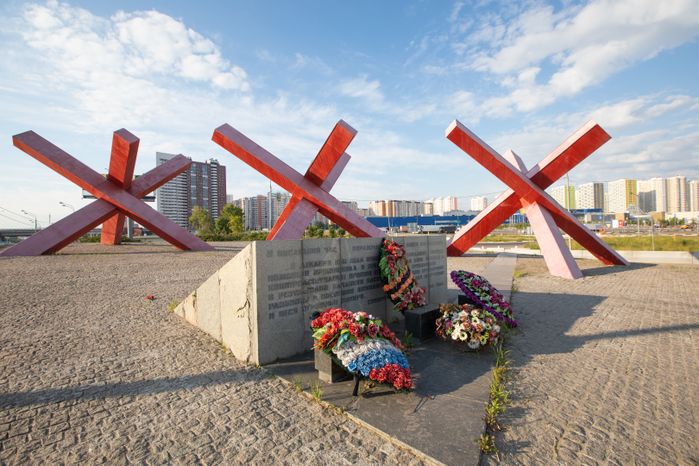 Монумент защитникам Москвы Ежи