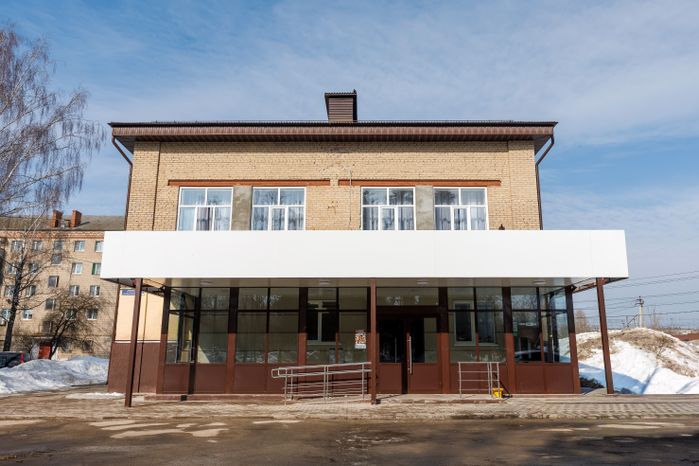 Сельский Дом культуры «Строитель» в поселке Комбината Стройматериалов-1 Раменского округа после капремонта