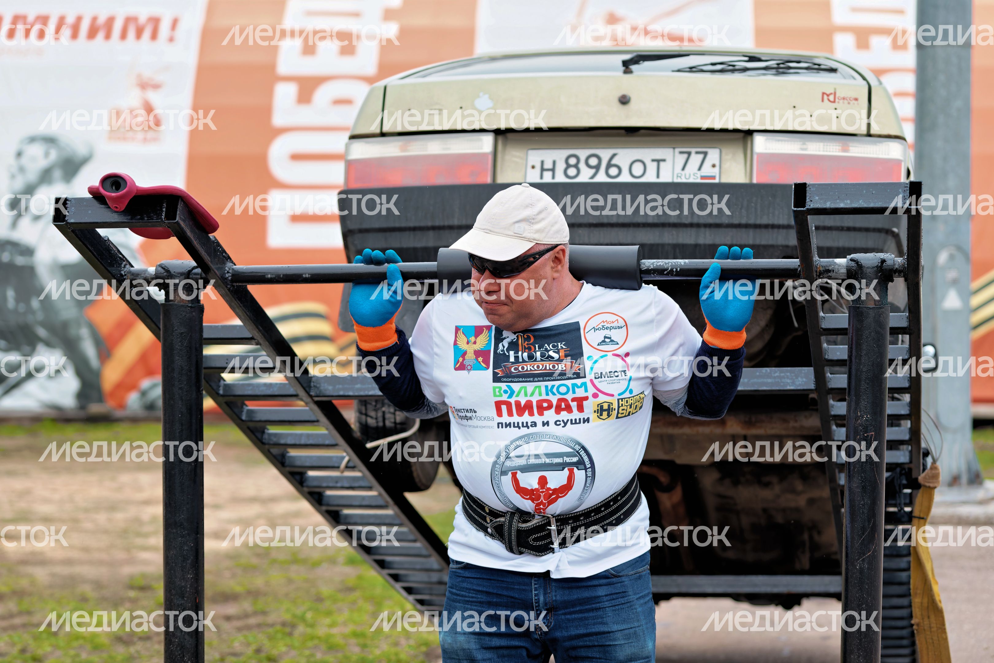 Контрольная тренировка Русского Халка для подготовки к мировому рекорду в Люберцах