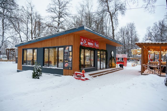 Парк «Скитские пруды» в Сергиевом Посаде зимой