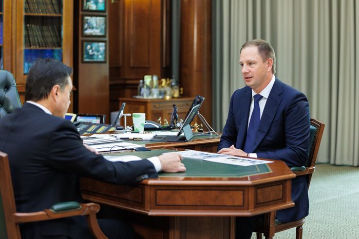 Андрей Воробьев провел рабочую встречу с главой г.о. Красногорск Дмитрием Волковым