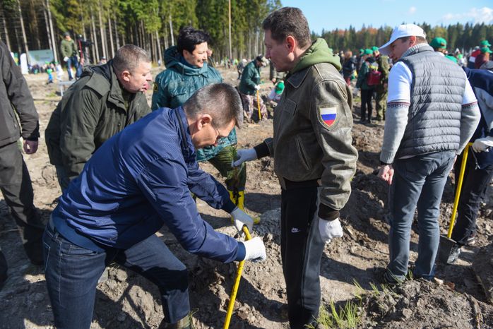 Ежегодная экологическая акция «Наш лес. Посади свое дерево» в Одинцовском городском округе