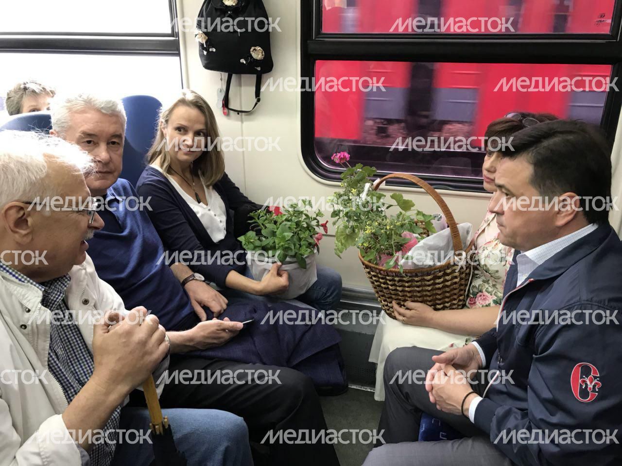 Рабочий визит губернатора Подмосковья и мэра Москвы в СНТ «Северянин»