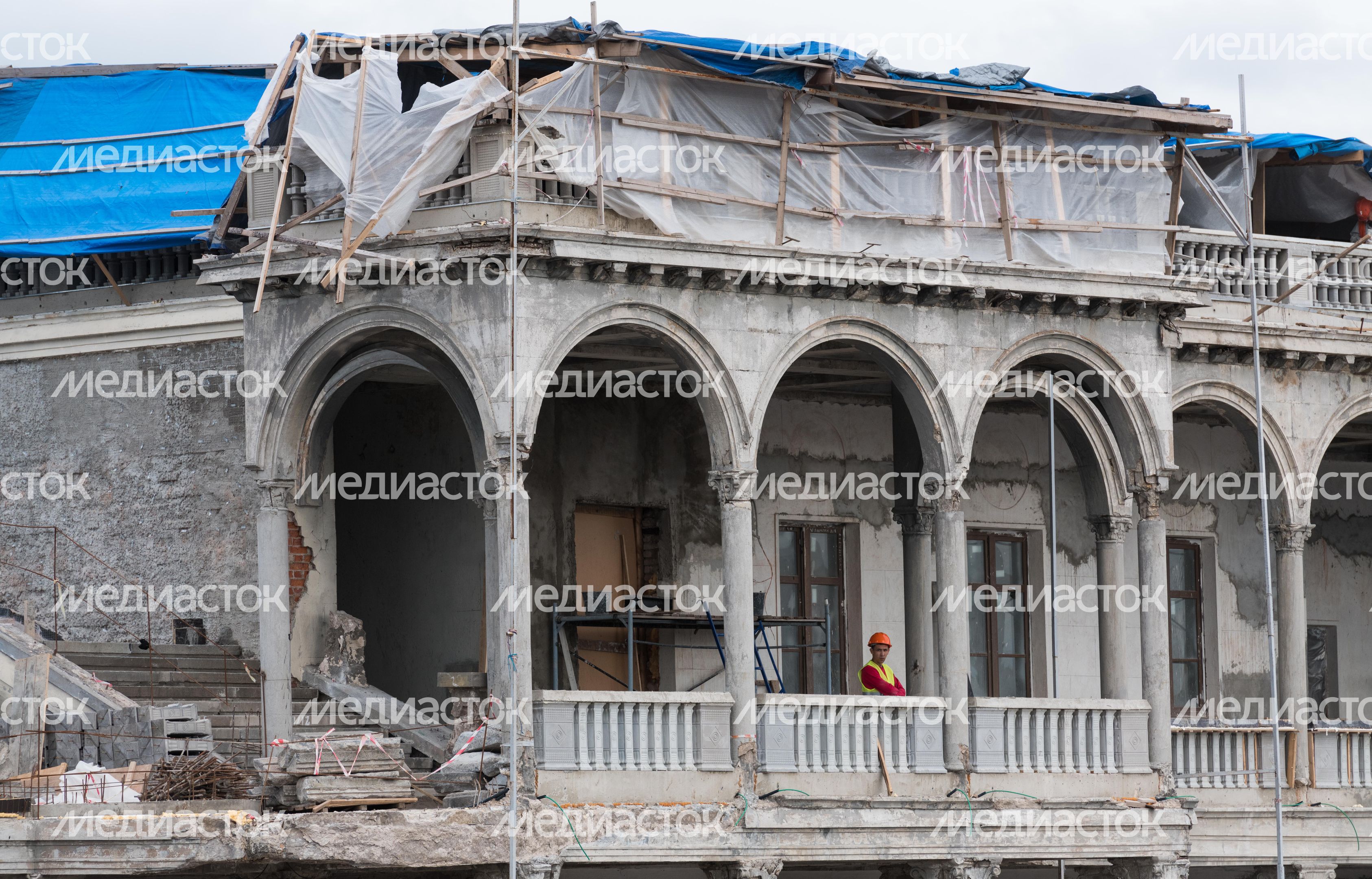 Реставрация Северного речного вокзала