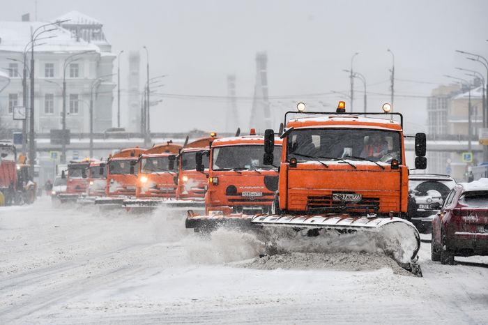 Снегопад в Москве