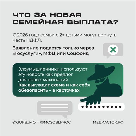 Фейковые семейные выплаты квадрат 02