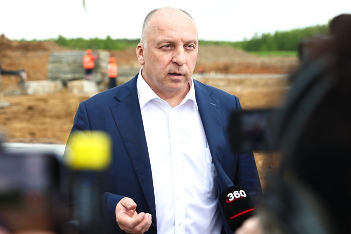 Закладка камня в строительство Селекционно-генетического центра "Смена"
