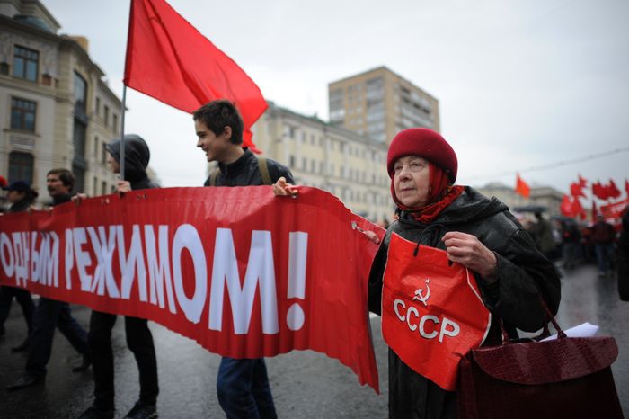 Первомайская демонстрация в Москве