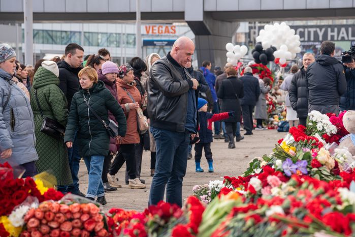 Мемориал памяти погибших в «Крокус Сити Холле» в Красногорске
