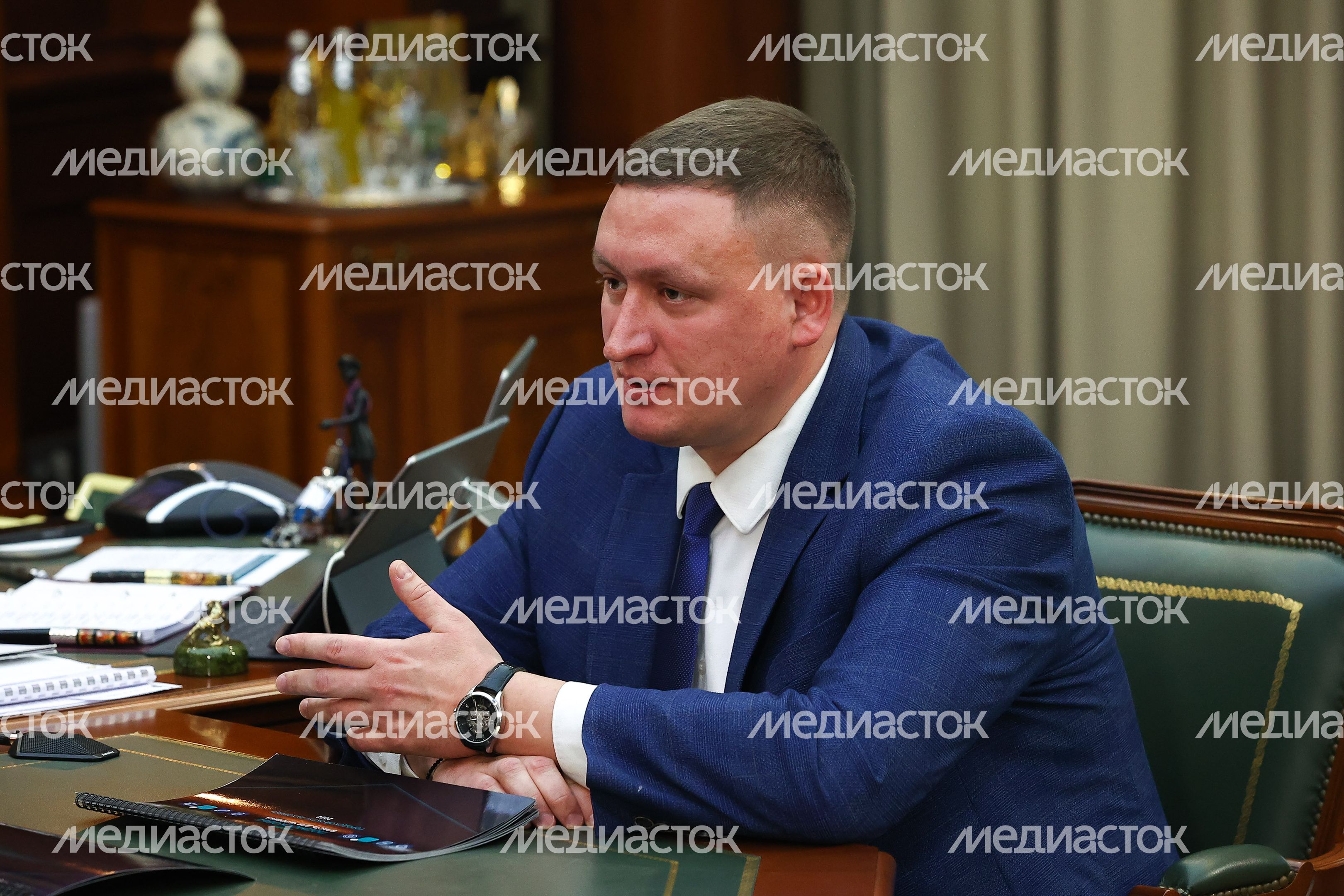 Встреча губернатора Подмосковья с главой г.о. Луховицы